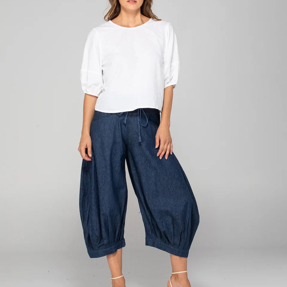 Guru Pant Basic - Dark denim
