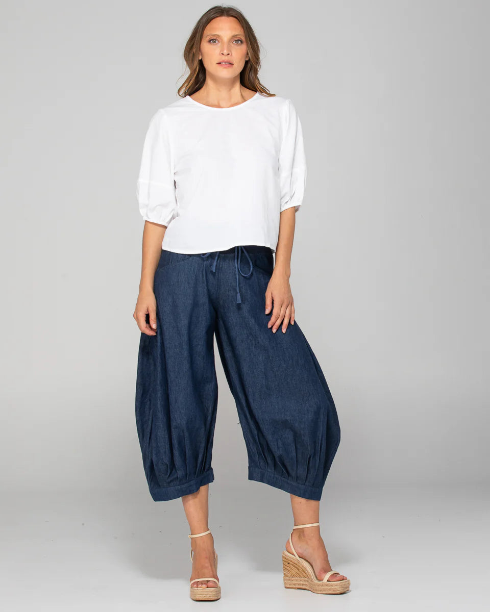 Guru Pant Basic - Dark denim
