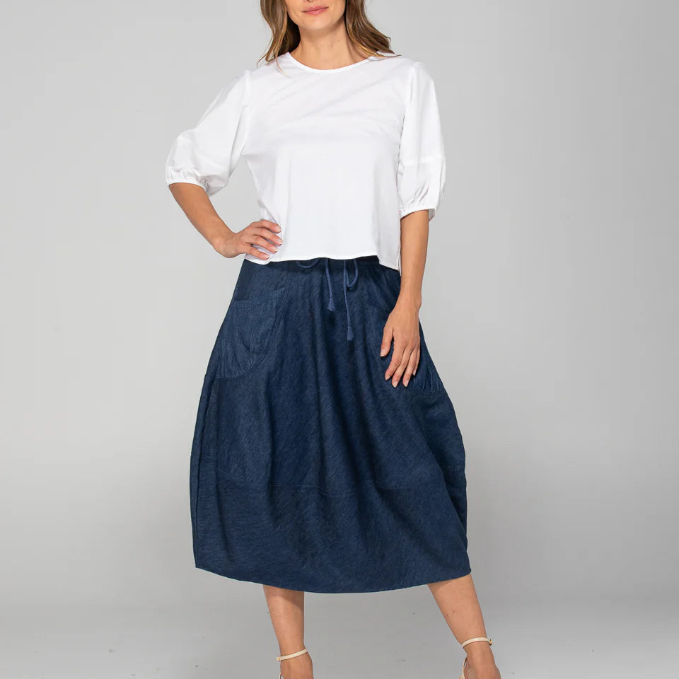 Guru Skirt Basic - Dark Denim