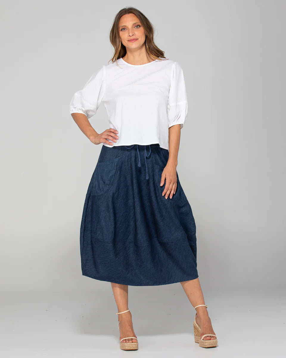 Guru Skirt Basic - Dark Denim