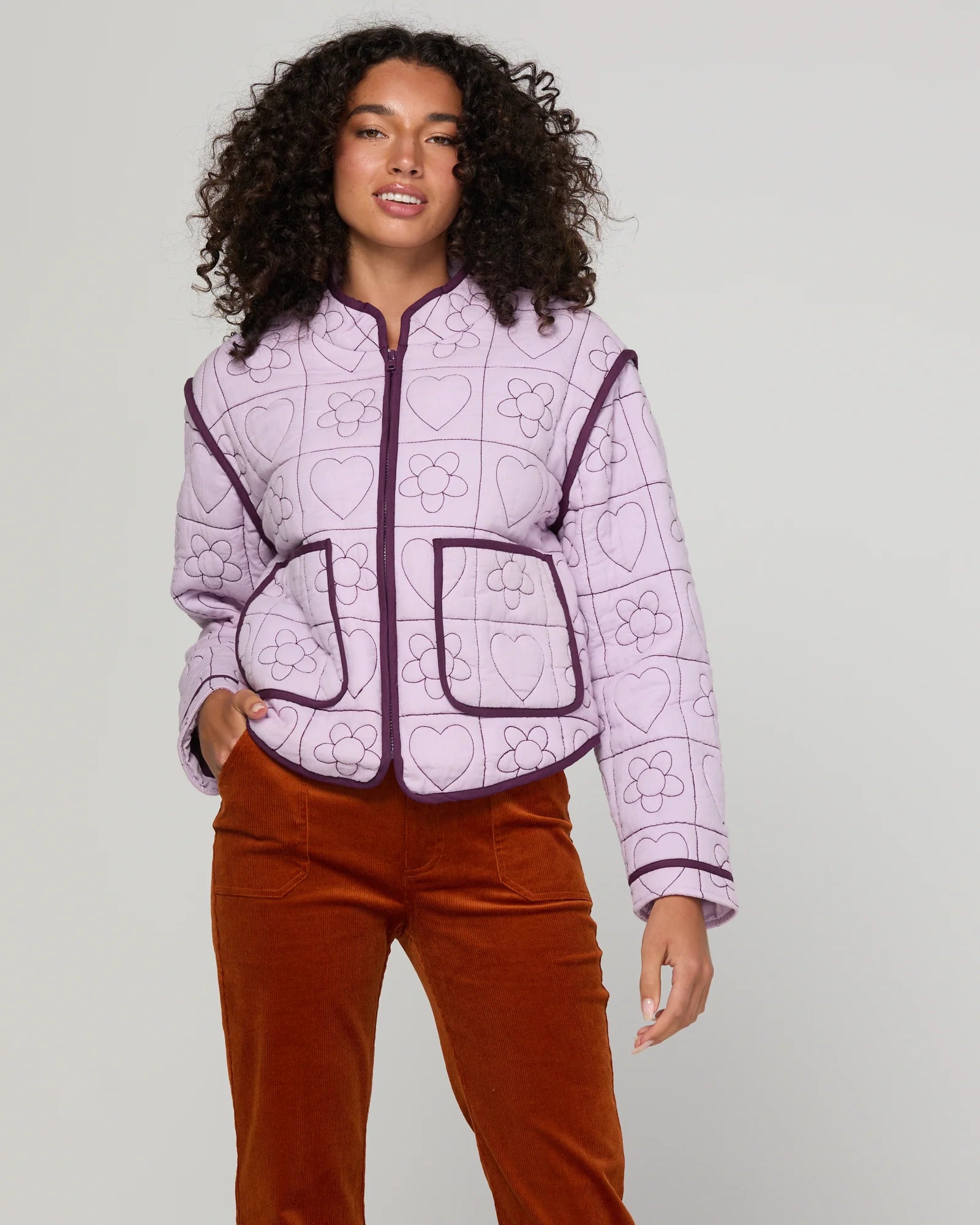 Joni Jacket - Orchard Quilted Heart