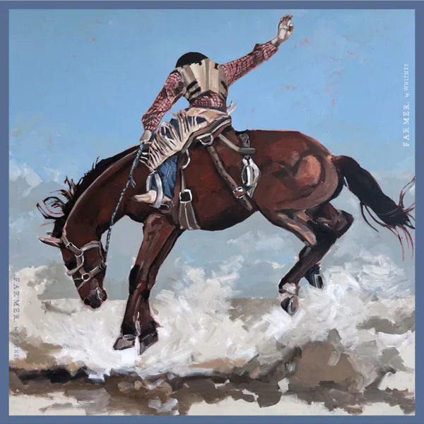 The Bronc Bandana - Silk 65cm x 65cm