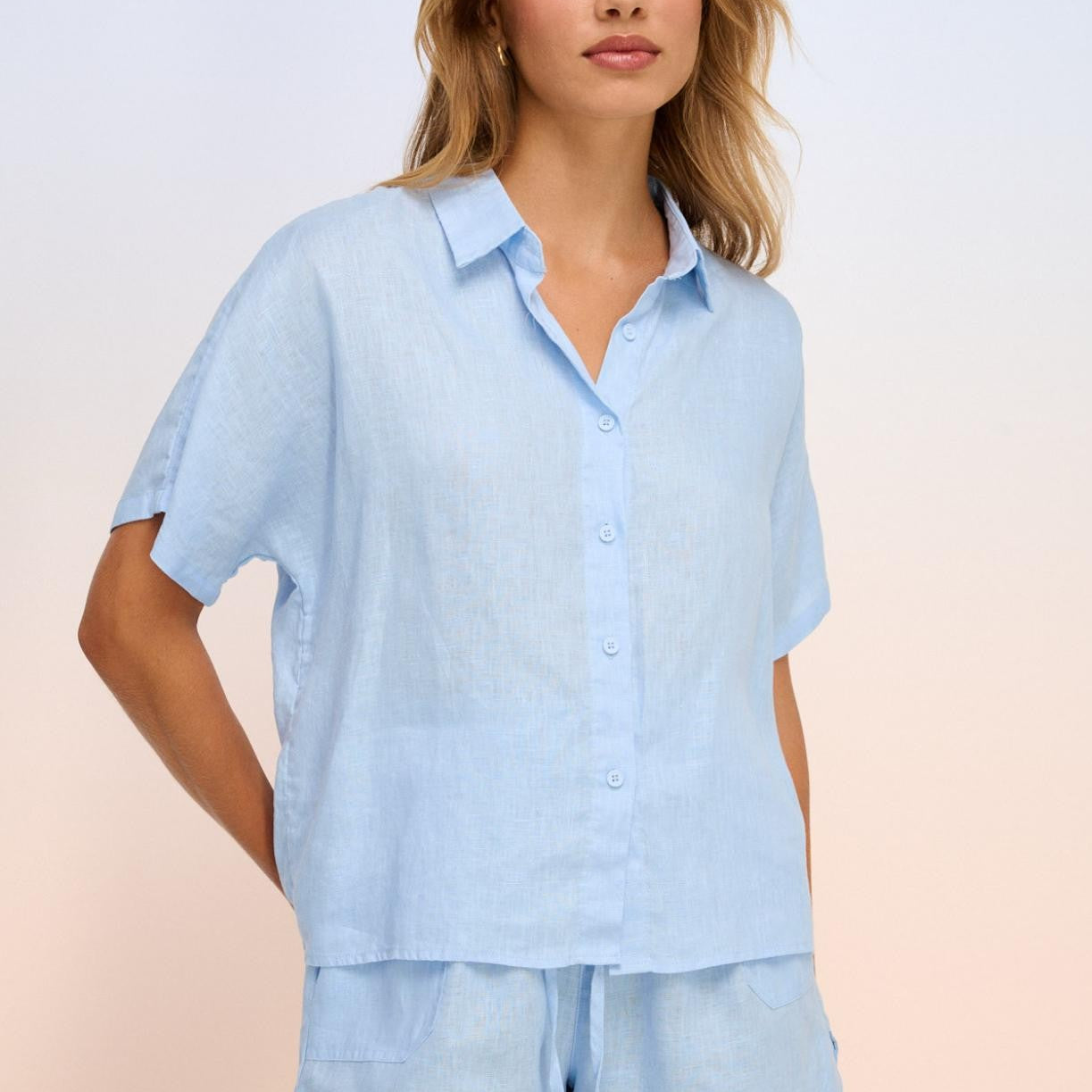 Bronte Shirt - Chambray Blue
