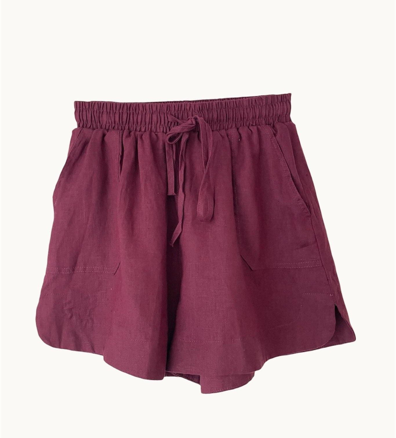 Bronte Shorts - Plum