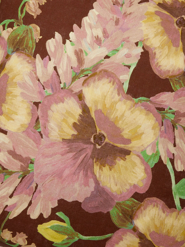 Cushion - Mountain Floral Cocoa 50cm