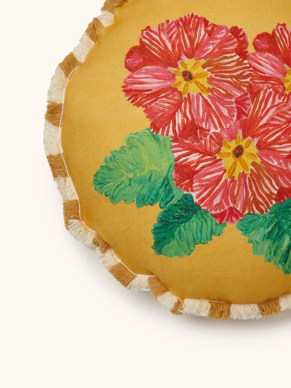 Cushion - Delilah Yellow 45cm Round