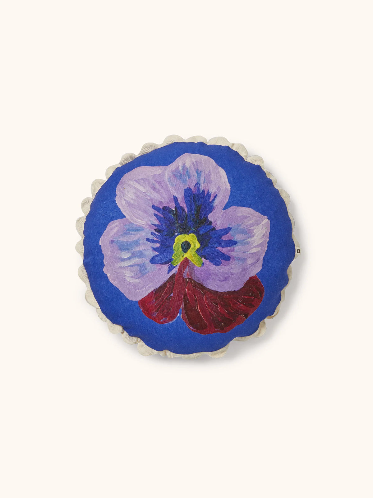 Cushion - Pansy Klein Blue 45cm Round