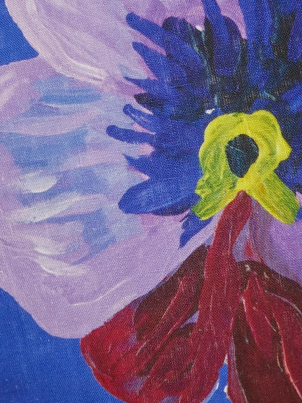 Cushion - Pansy Klein Blue 45cm Round