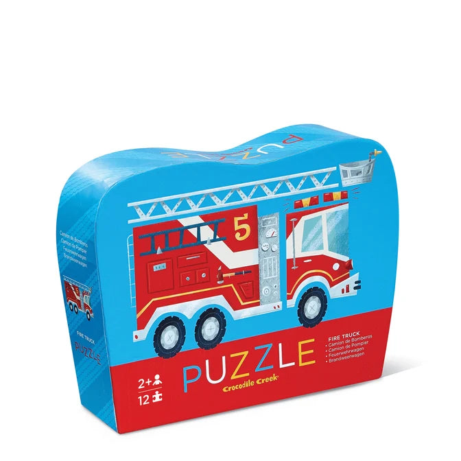 Mini Puzzle 12pcs - Fire Truck