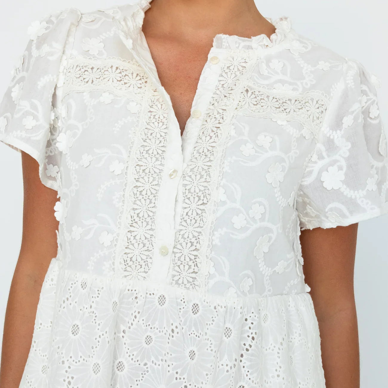 Camilla Dress - White