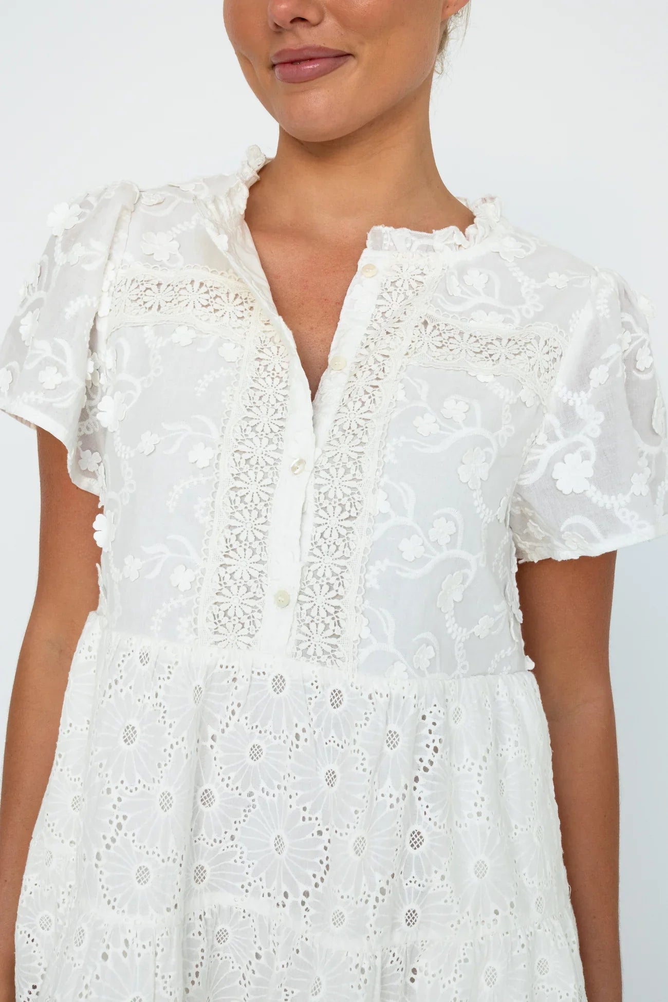 Camilla Dress - White