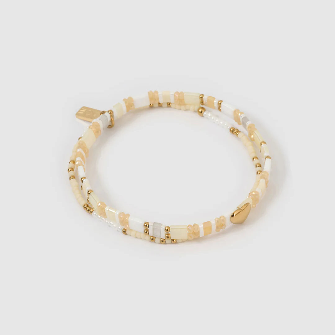 Cami Gold Bracelet - Sand
