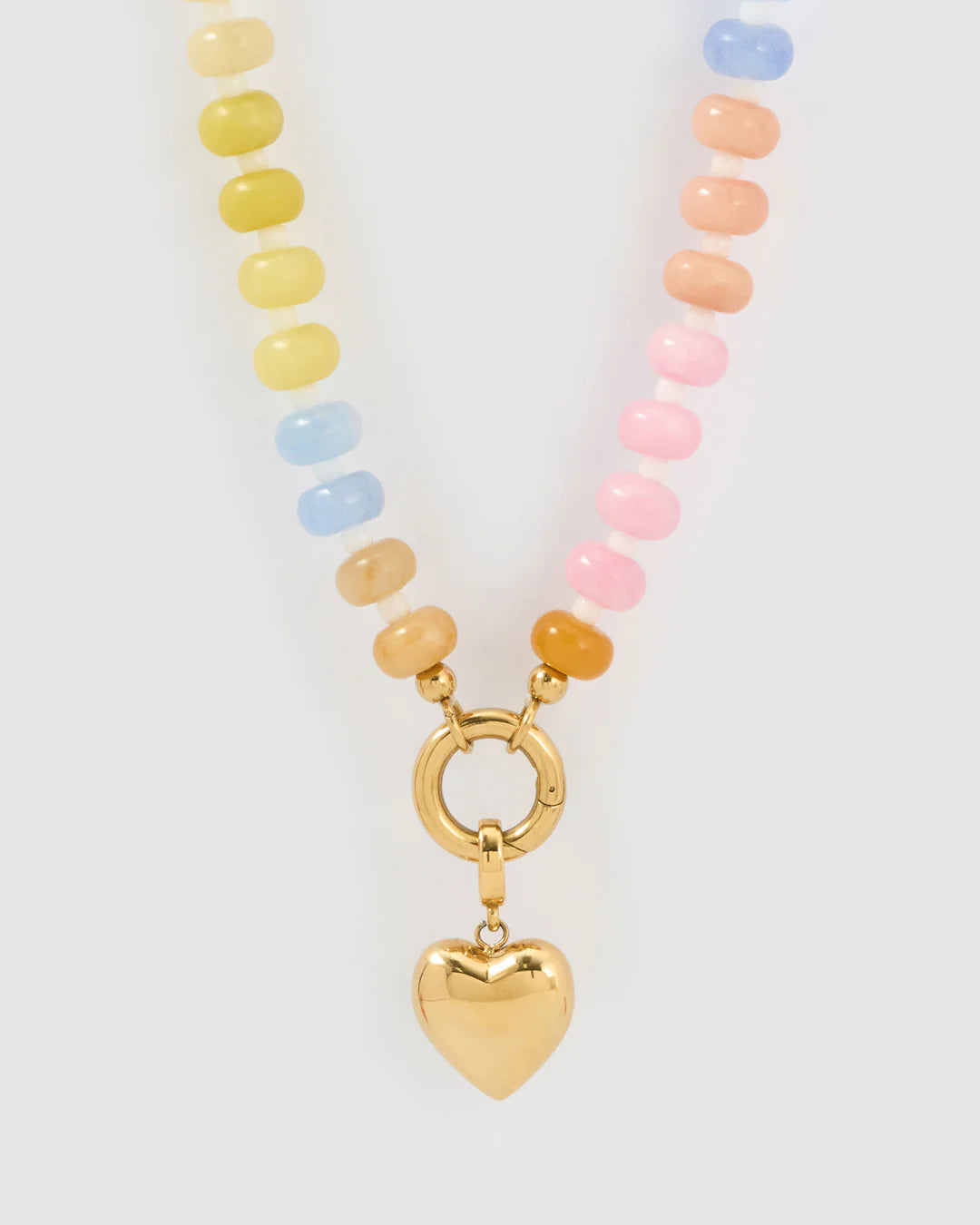Candy Heart Gold Necklace