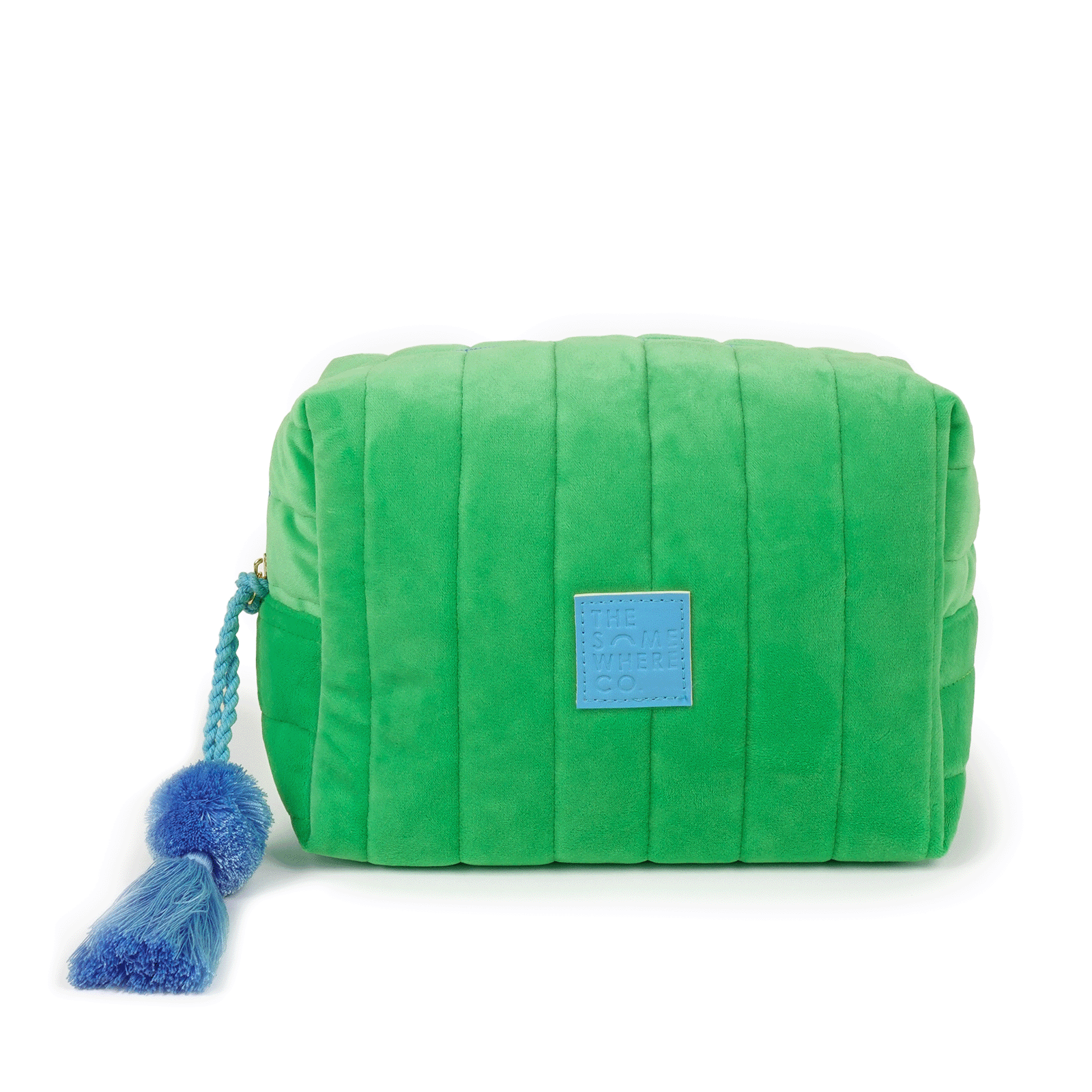 Green Velvet Cosmetic Case