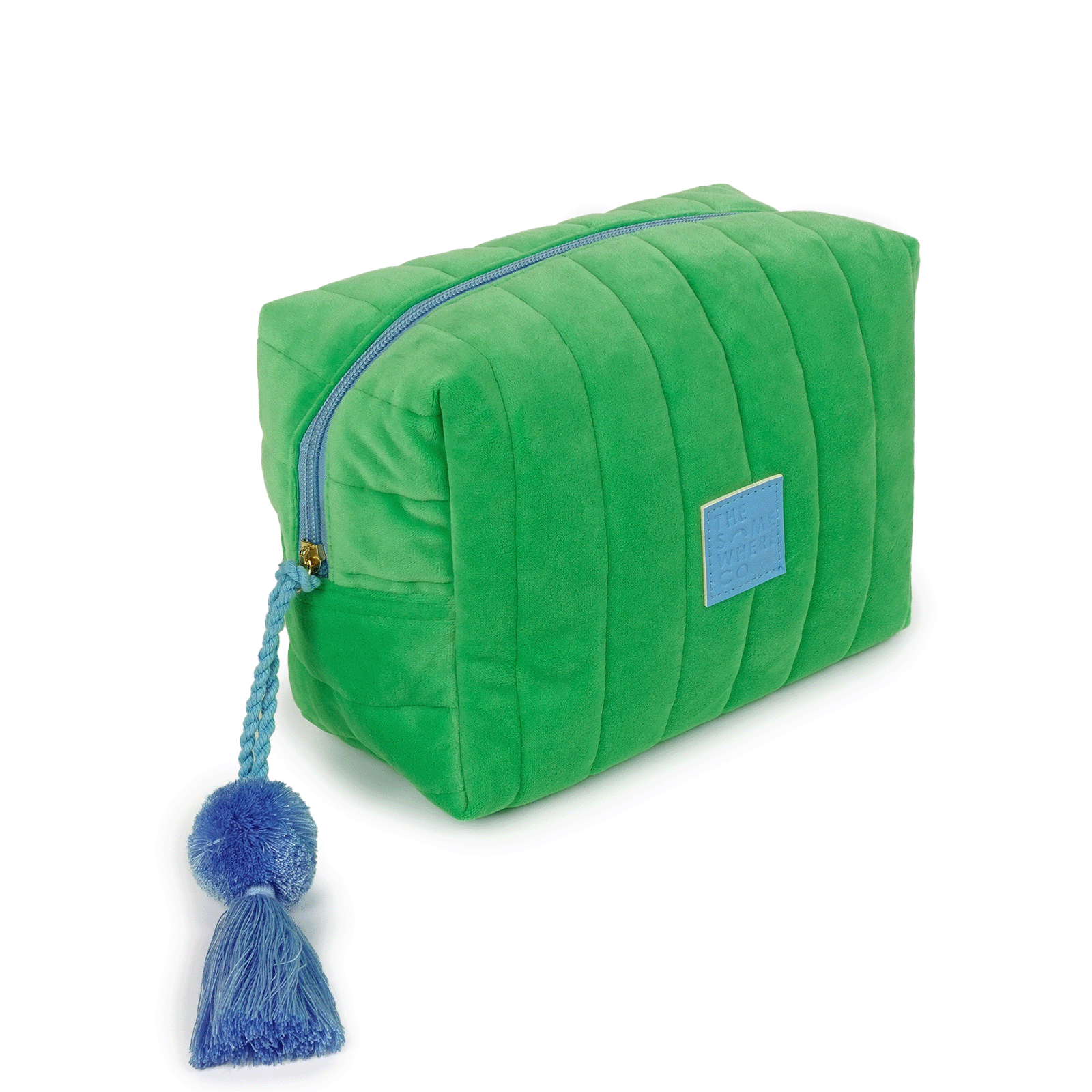 Green Velvet Cosmetic Case