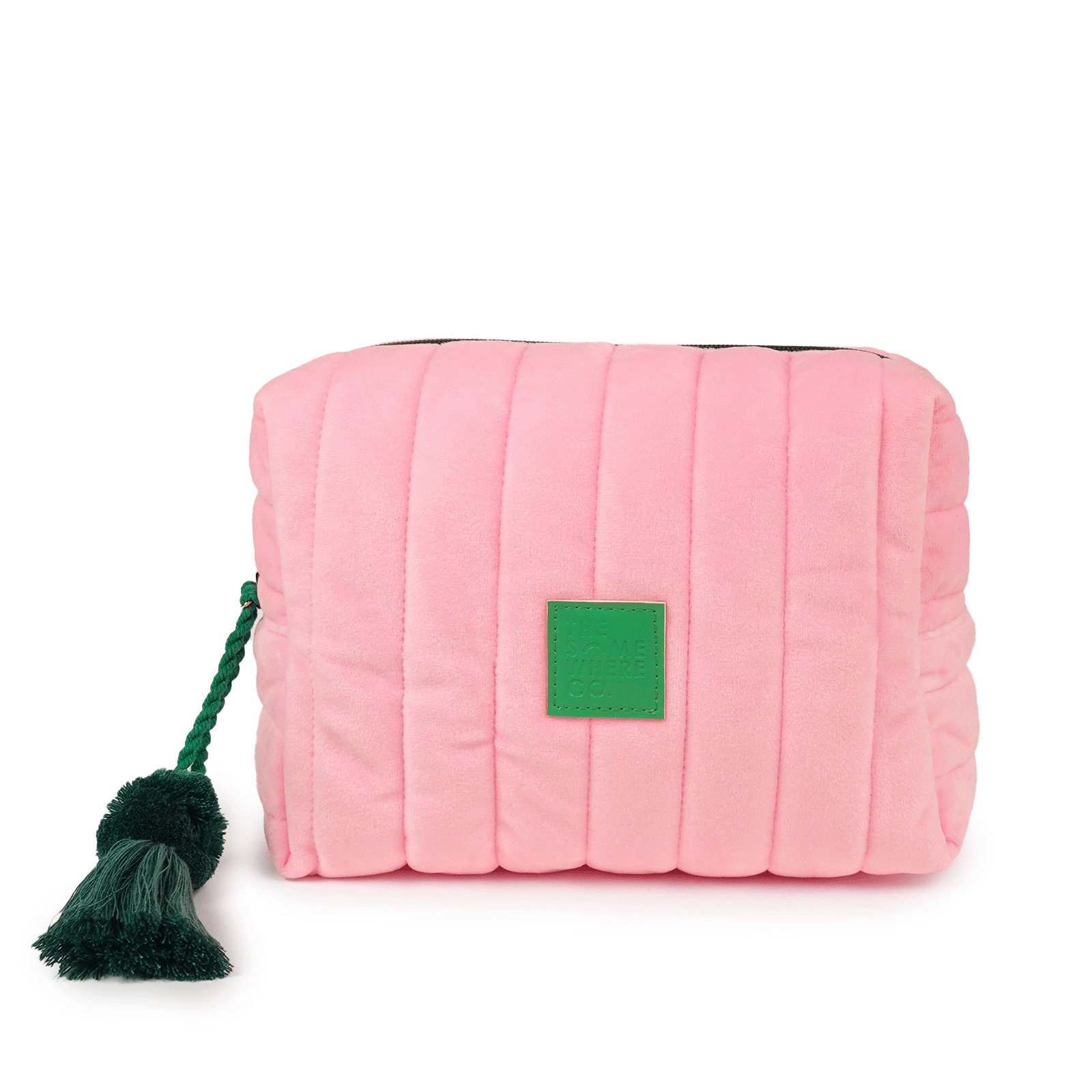 Pink Velvet Cosmetic Case
