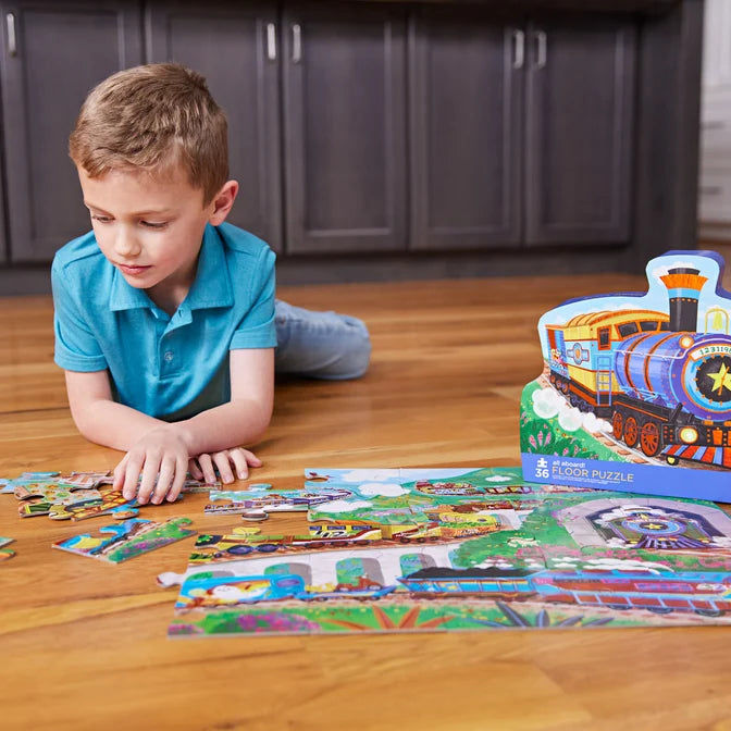 Classic Floor Puzzle - All Aboard
