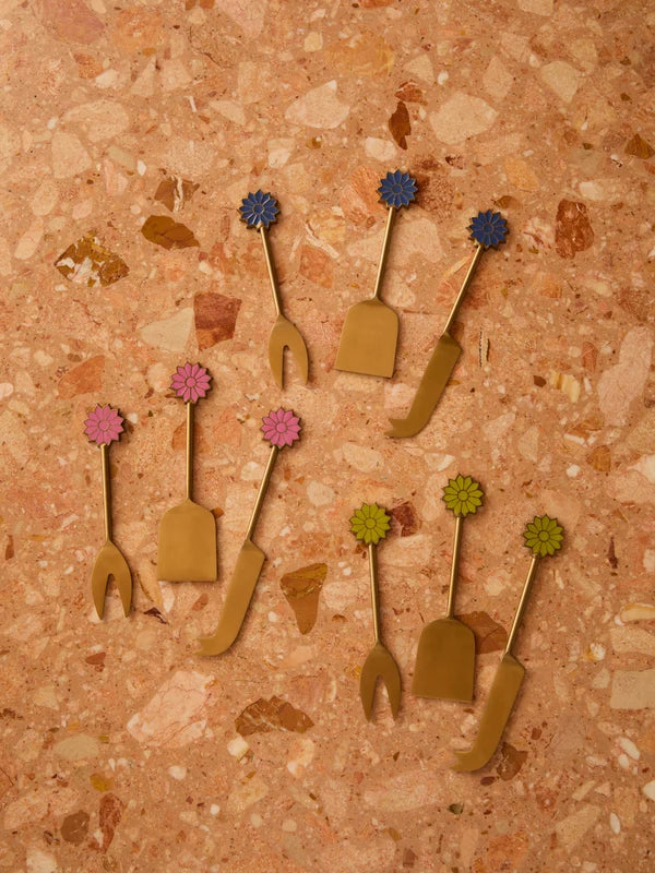 Cheese Knife Set - Petal Berry