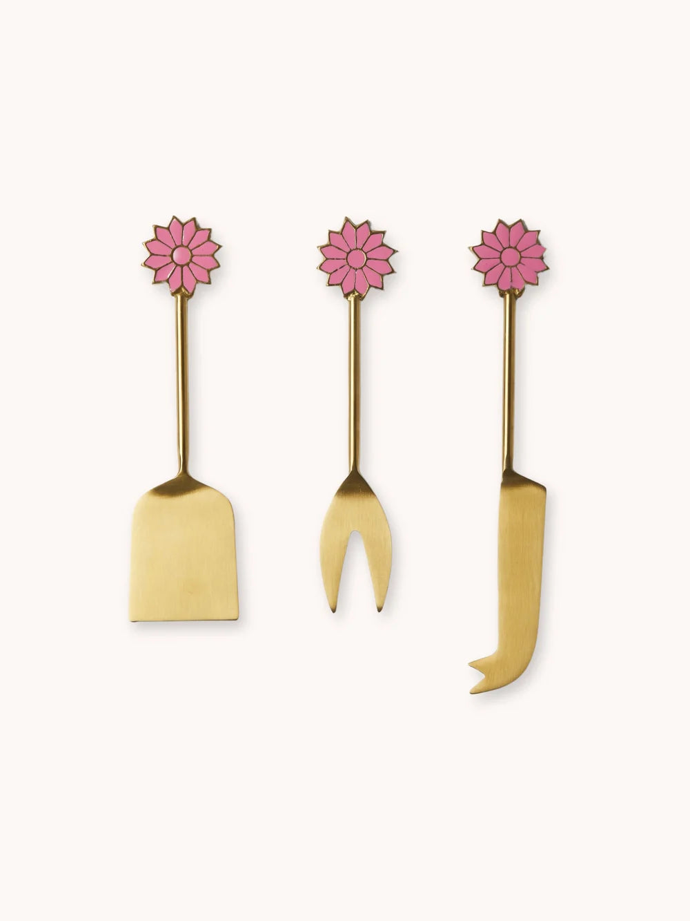 Cheese Knife Set - Petal Berry