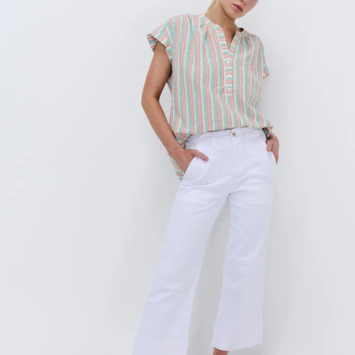 Celeste Pant - Cropped - Snow White