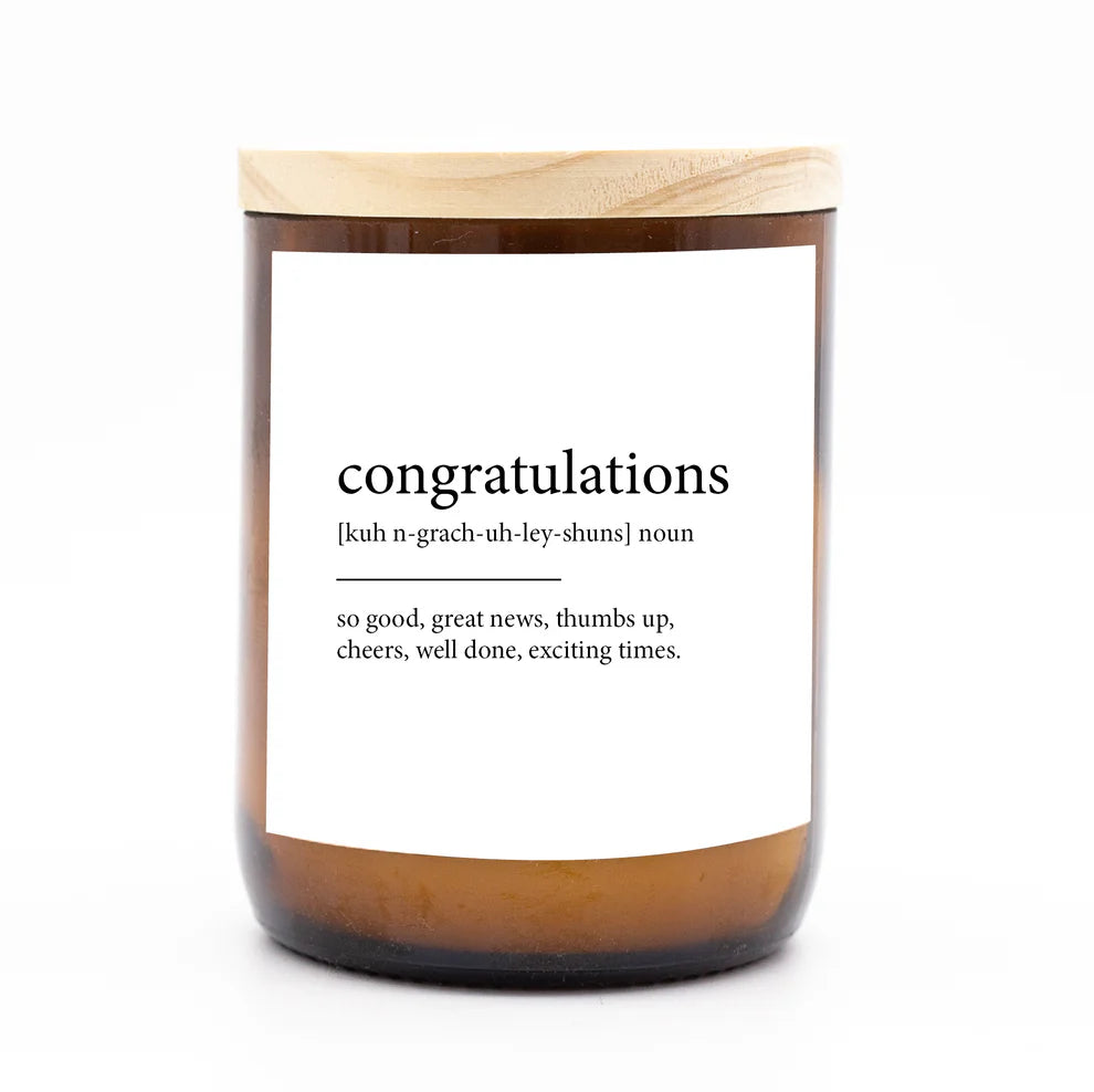 The Commonfolk Candle - Congratulations