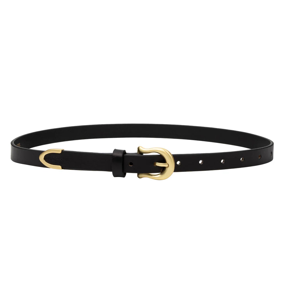 Adela Belt - Black Vegetable
