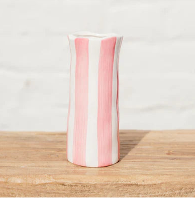 Stripe Vase - L - Pink