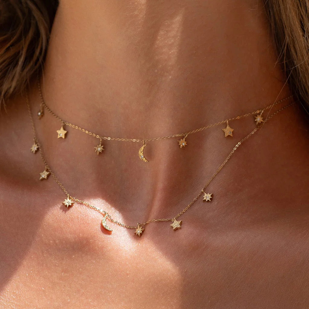 Moondust Gold Necklace