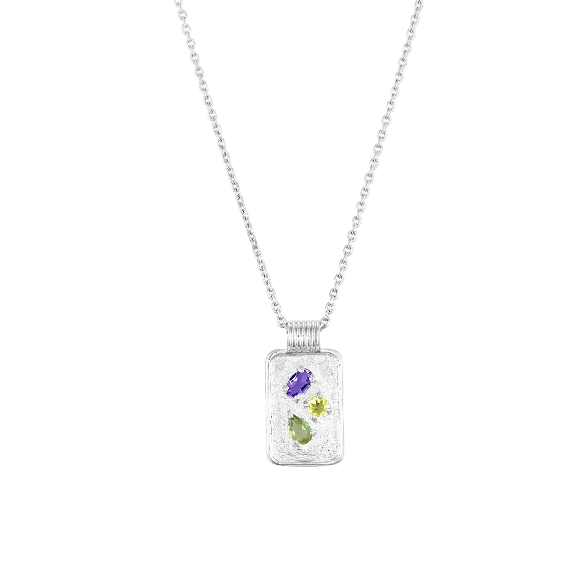 Dea Amulet Silver Necklace