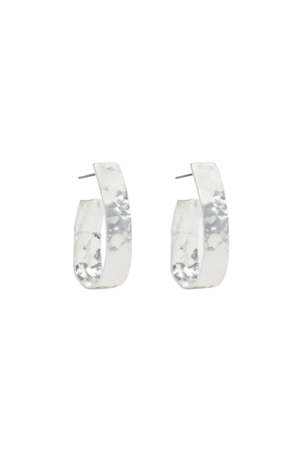 Gild - Silver Large Hoop Earrings
