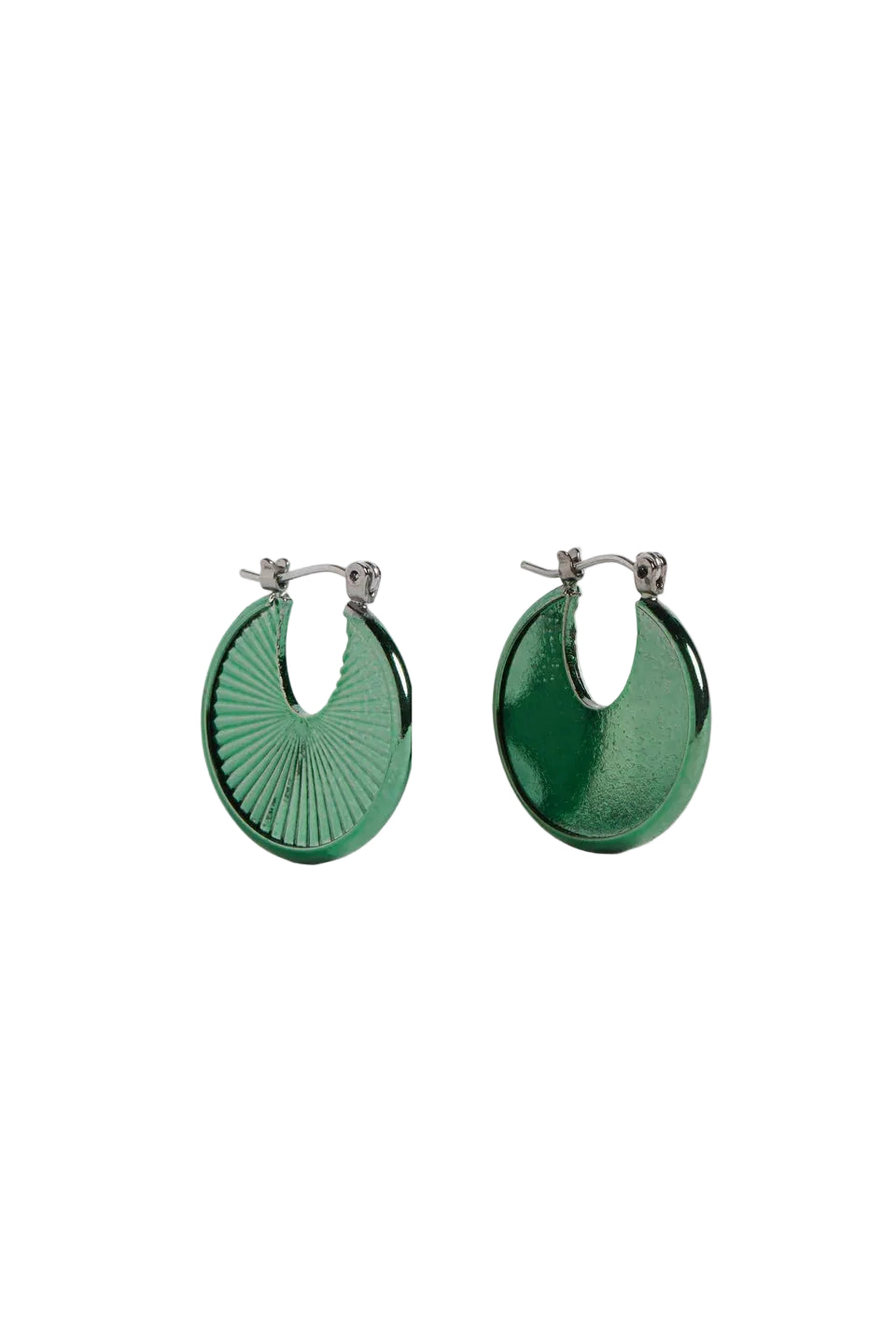 Saku - Milan Green Hoop Earring