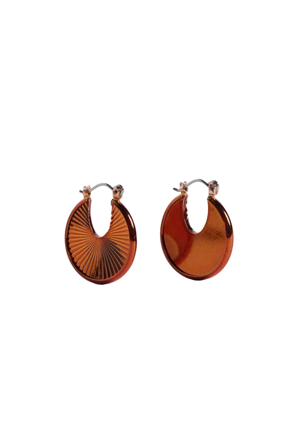 Saku - Copper Hoop Earring