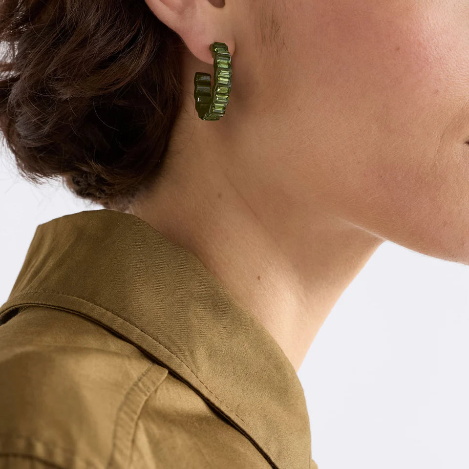 Jolle - Blush Pink Hoop Earring