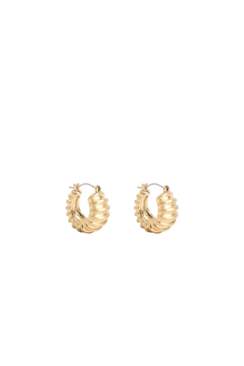 Ellin - Gold Hoop Earring