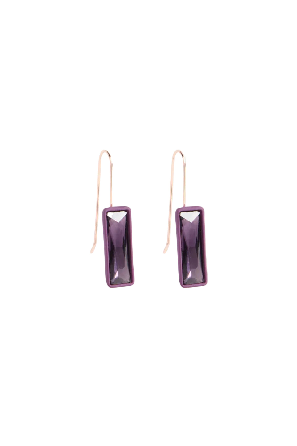 Jule - Purple Small Hook Earring