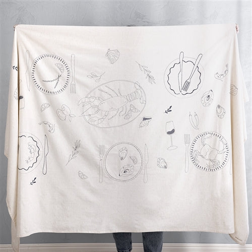 Feast - Table Cloth - Flax