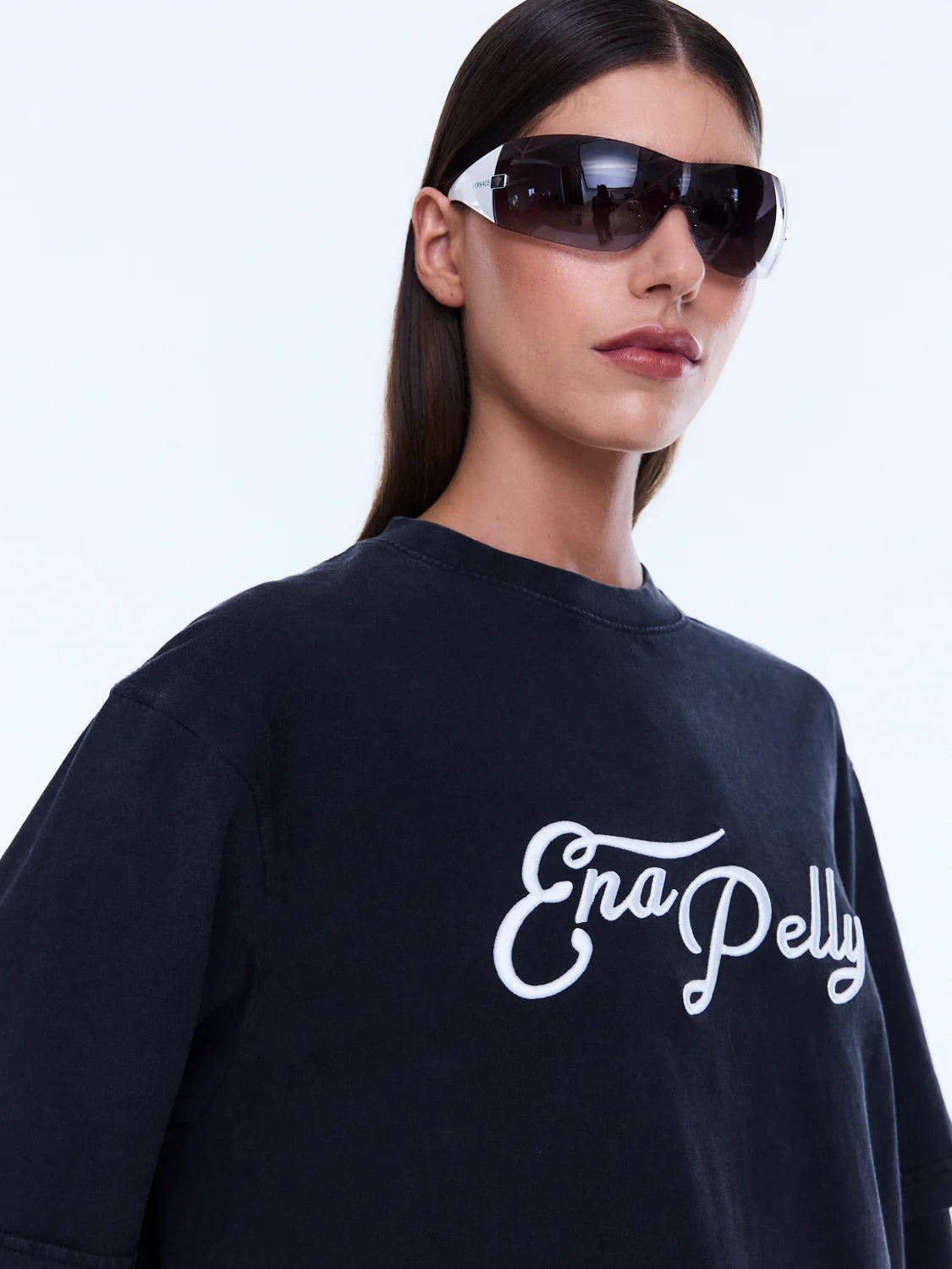 Mock Layer Long Sleeve Tee - Black