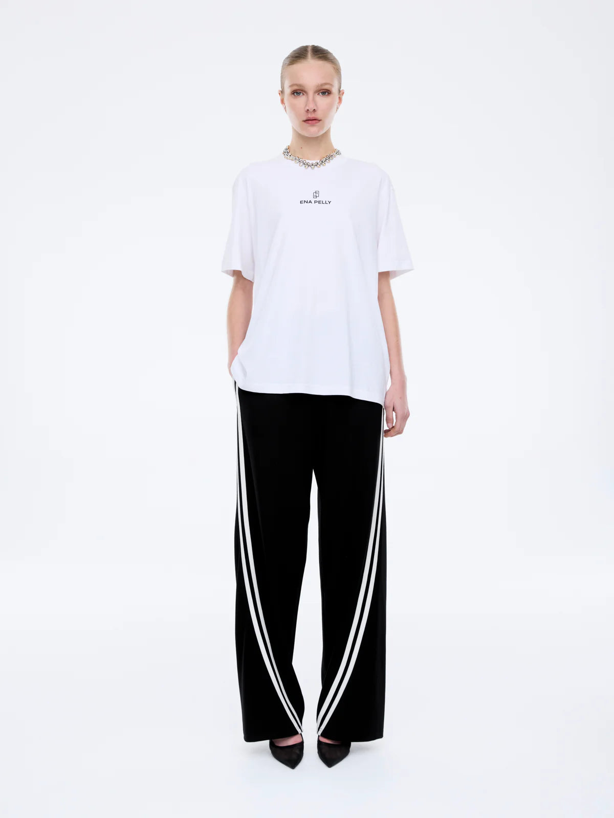 Lexi Monogram Tee - White