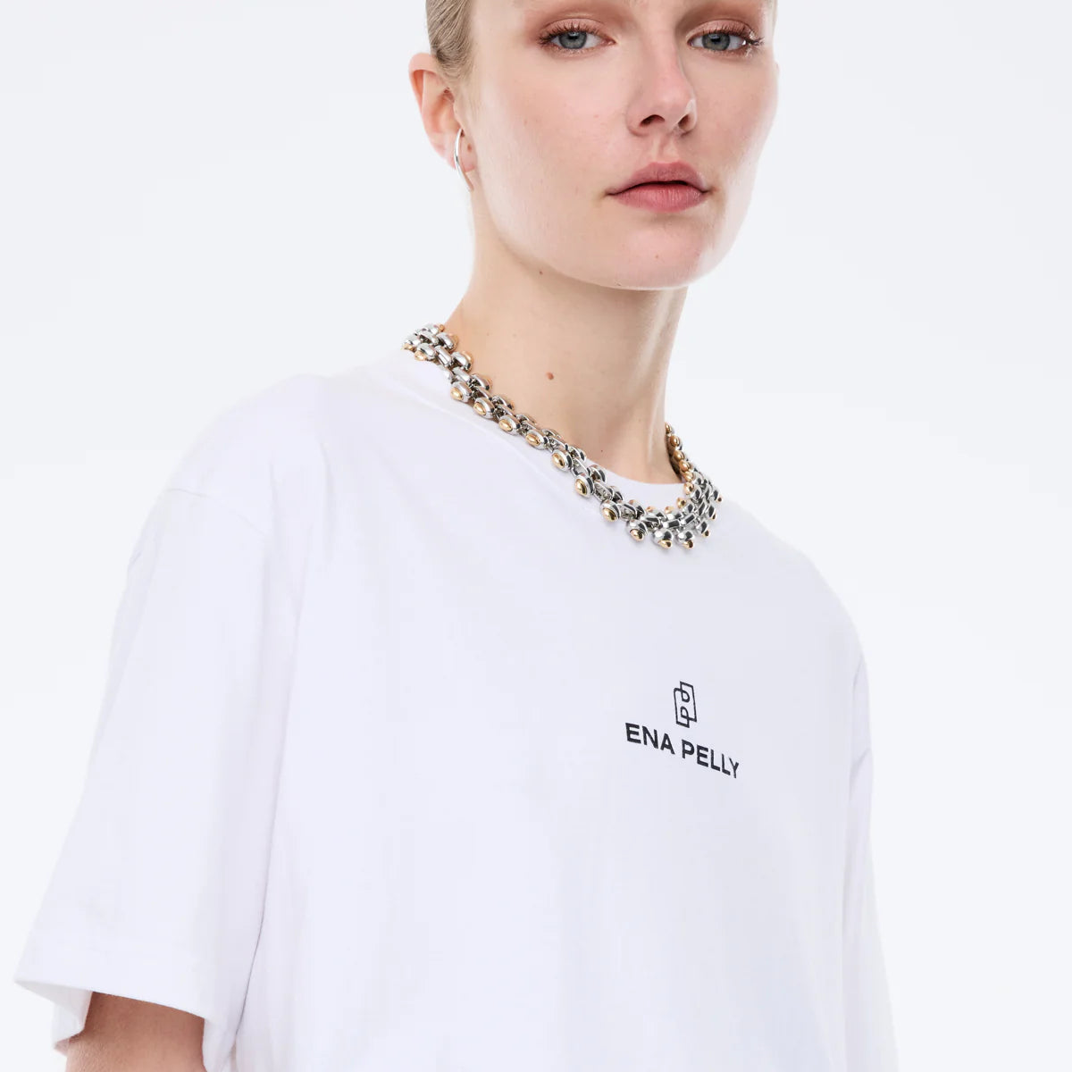 Lexi Monogram Tee - White