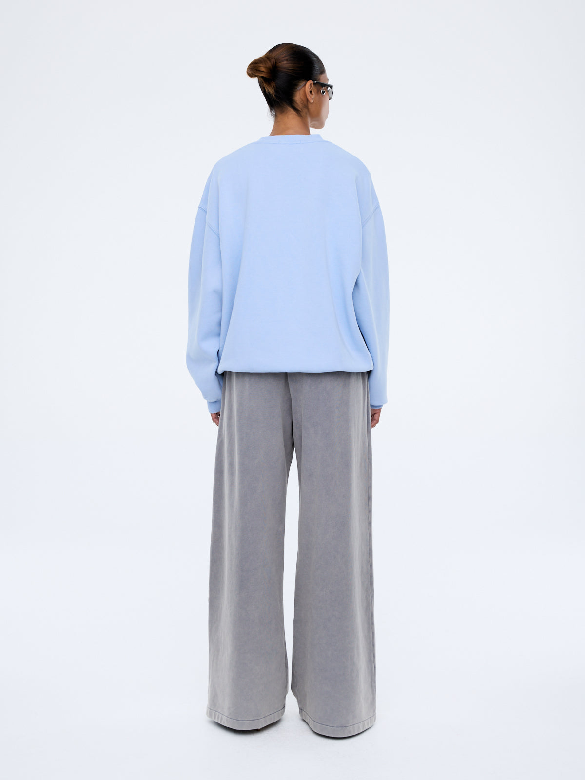 Mila Oversized Sweater - Soft Blue