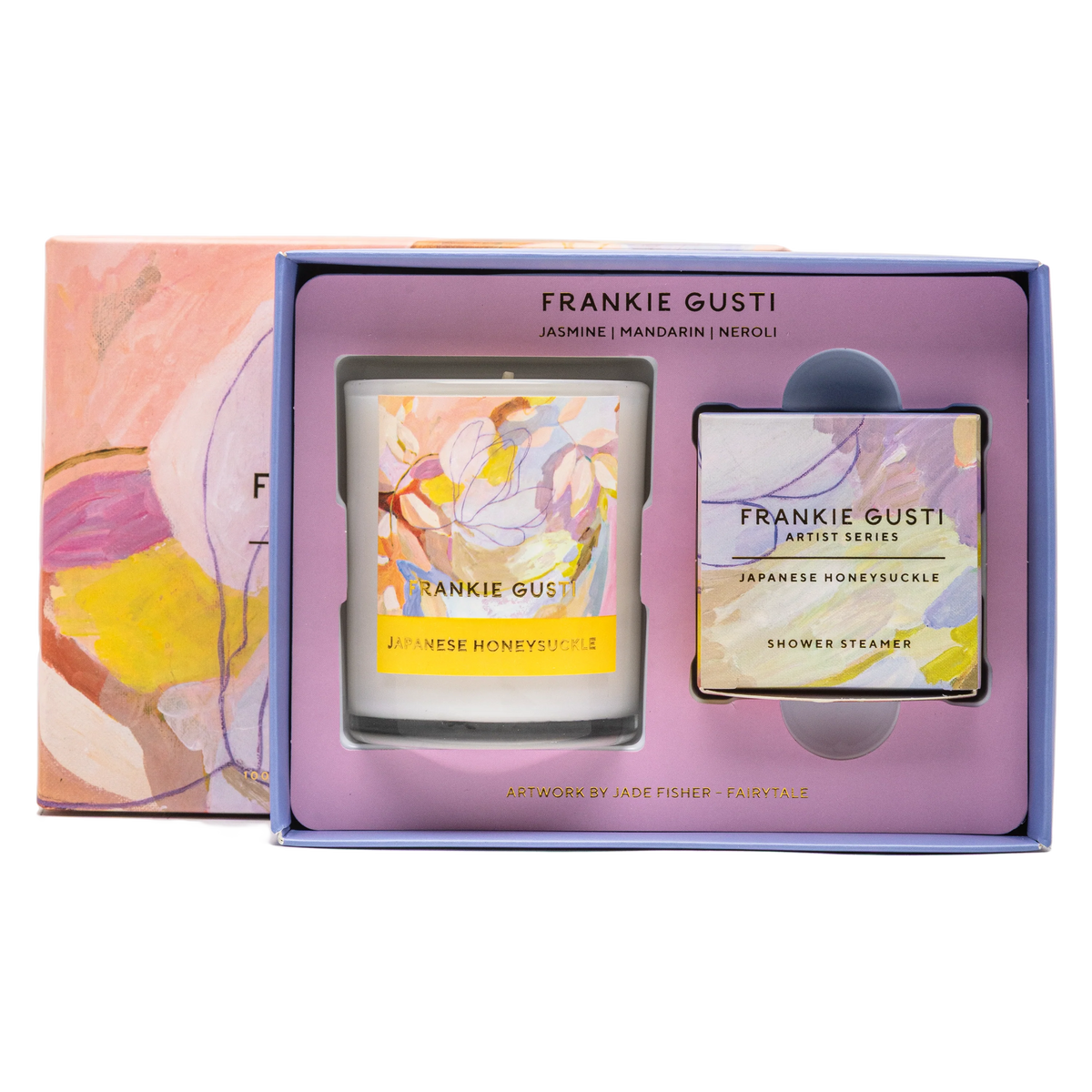 Japanese Honeysuckle - Holiday Series Candle & Steamer - Jade Fisher
