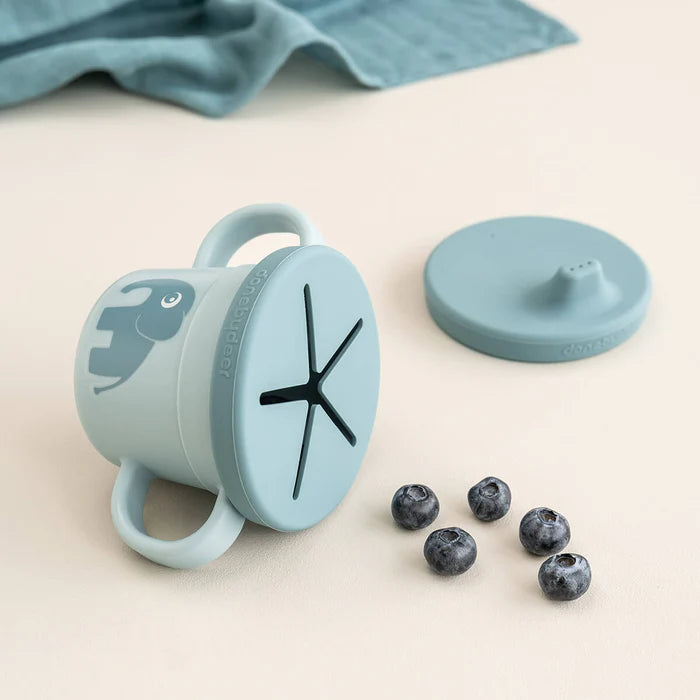 Foodie Spout/Snack Cup - Elphee Blue