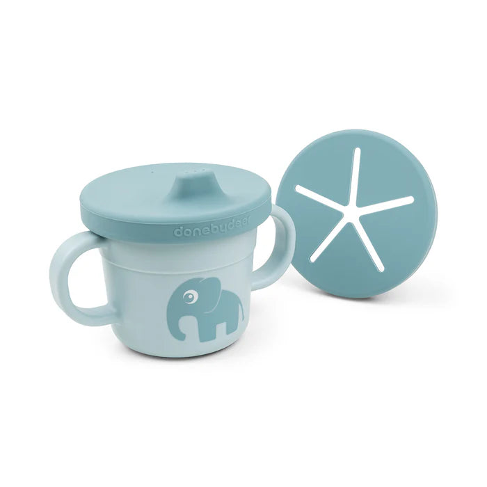 Foodie Spout/Snack Cup - Elphee Blue