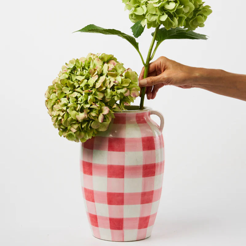 Fresco Check Vase