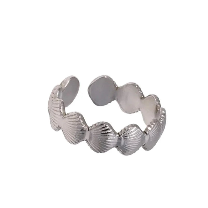 Mini Shell Ring - Silver