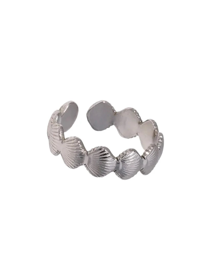 Mini Shell Ring - Silver
