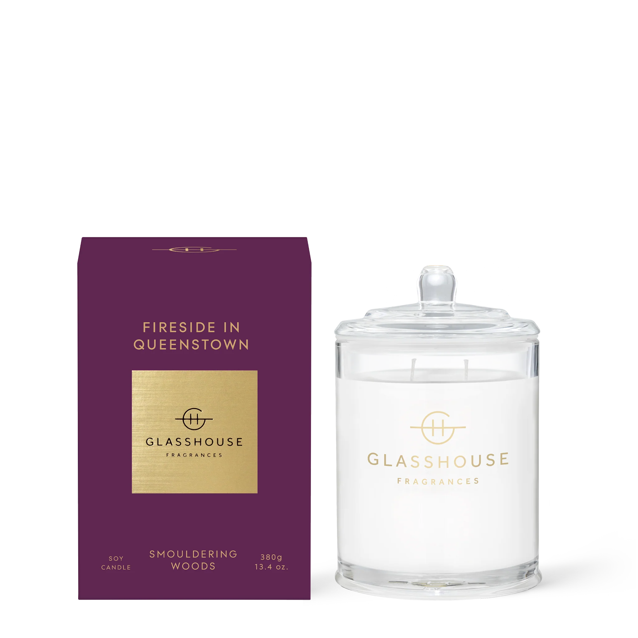 Glasshouse Fireside in Queenstown Soy Candle 380g