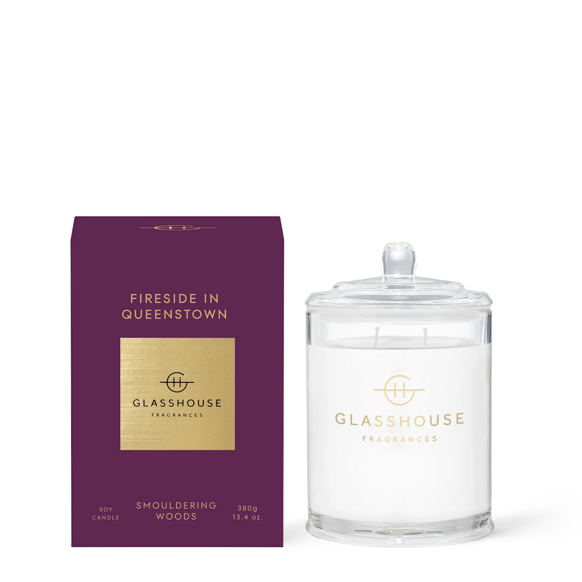 Glasshouse Fireside in Queenstown Soy Candle 380g
