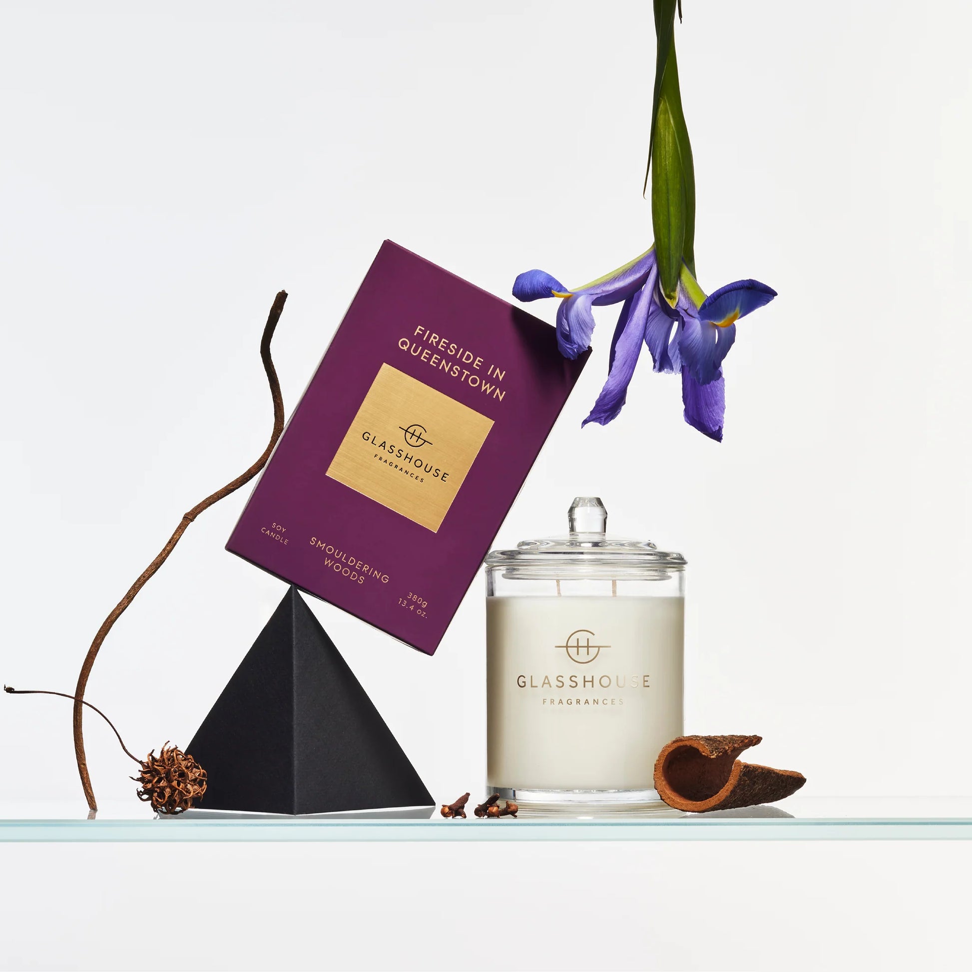 Glasshouse Fireside in Queenstown Soy Candle 380g