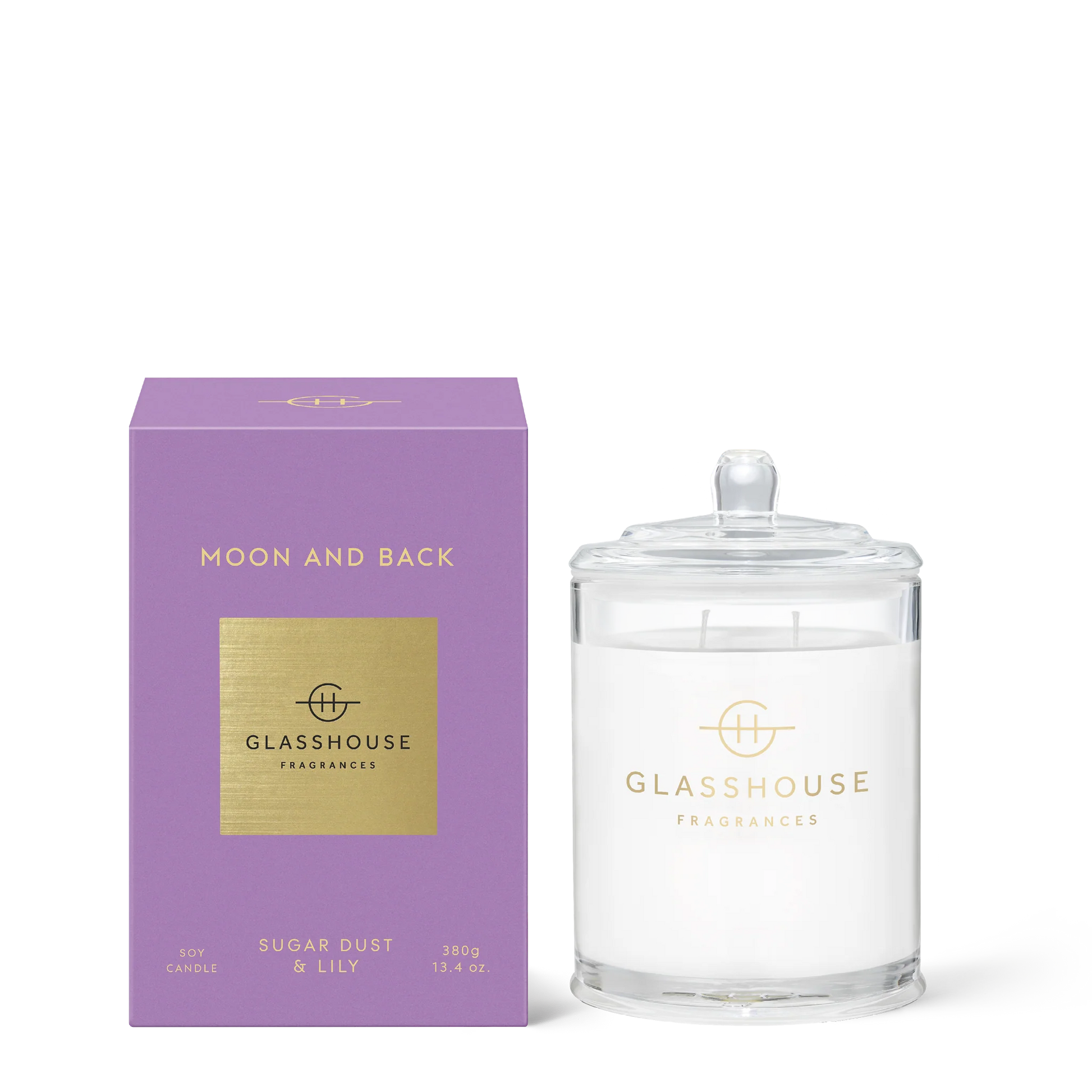 Glasshouse Moon and Back Soy Candle 380g